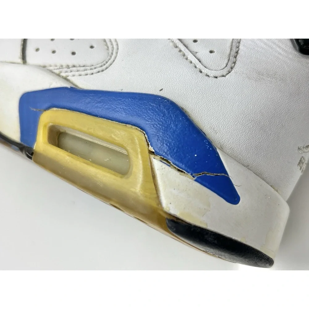 Nike Air Jordan Retro 6 BG GS Sport‎ Blue 384665 107 For Restoration Only